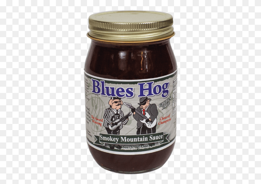 305x534 Smokey Mountain Bbq Sauce 16 Oz Blues Hog, Person, Human, Beer HD PNG Download