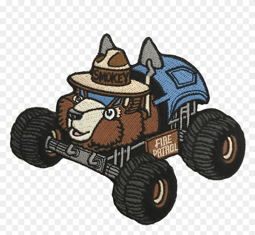 1884x1723 Smokey The Bear Monster Truck, Buggy, Vehicle, Transportation HD PNG Download