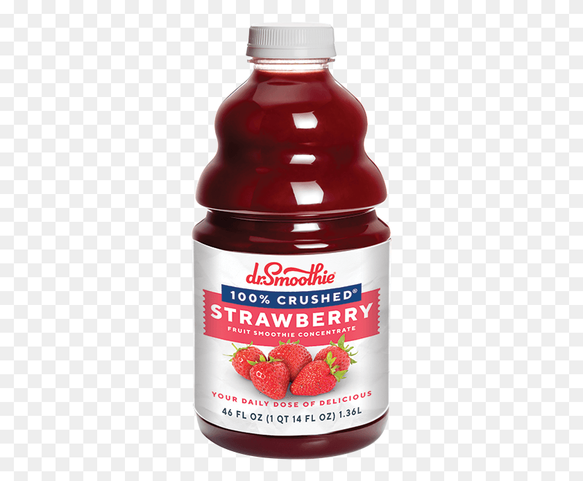 291x634 Smoothie Vector Strawberry Dr Smoothie Strawberry, Food, Plant, Fire Hydrant HD PNG Download