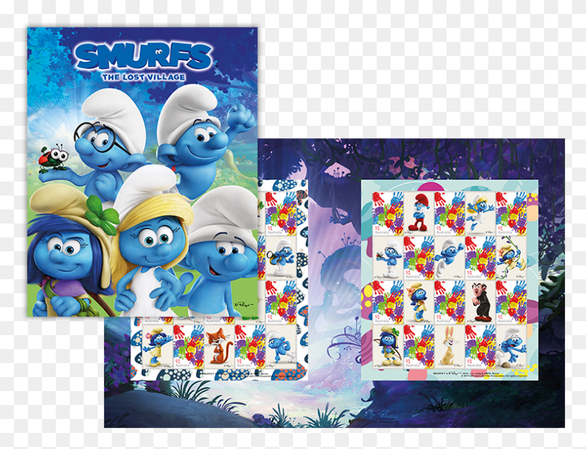 793x593 Smurfs The Lost Village, Toy, Graphics HD PNG Download