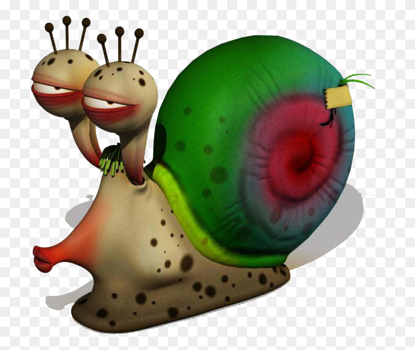 718x647 Snail Clipart Rainbow Larva Snail, Animal, Toy, Invertebrate HD PNG Download