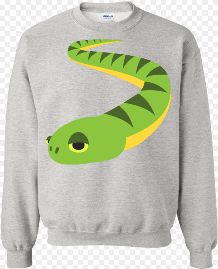 930x1146 Snake Emoji, Sweatshirt, Clothing, Sweater, Knitwear Sticker PNG