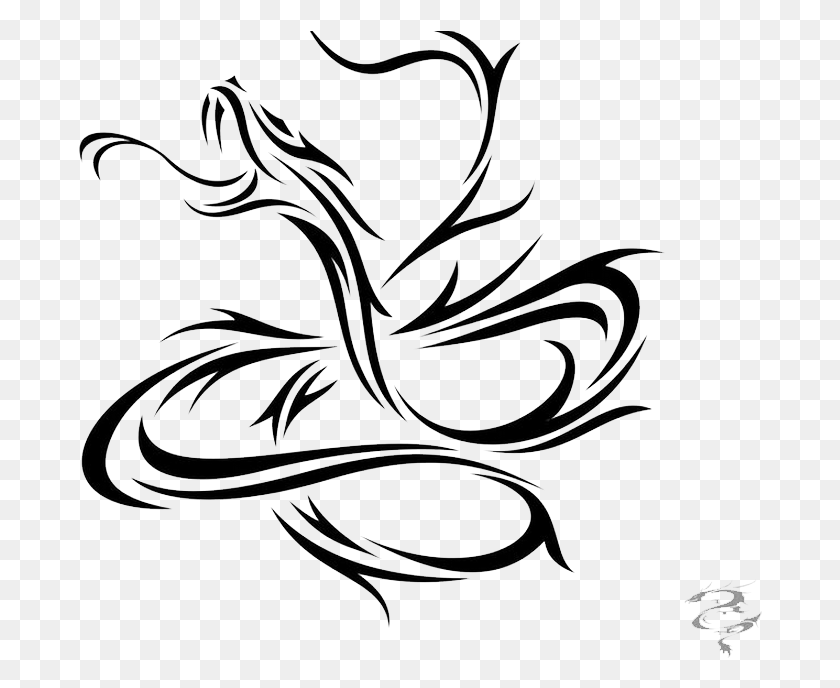 684x628 Snake Tattoo Image Tribal Tattoo Designs Of Snake, Graphics, Floral Design HD PNG Download