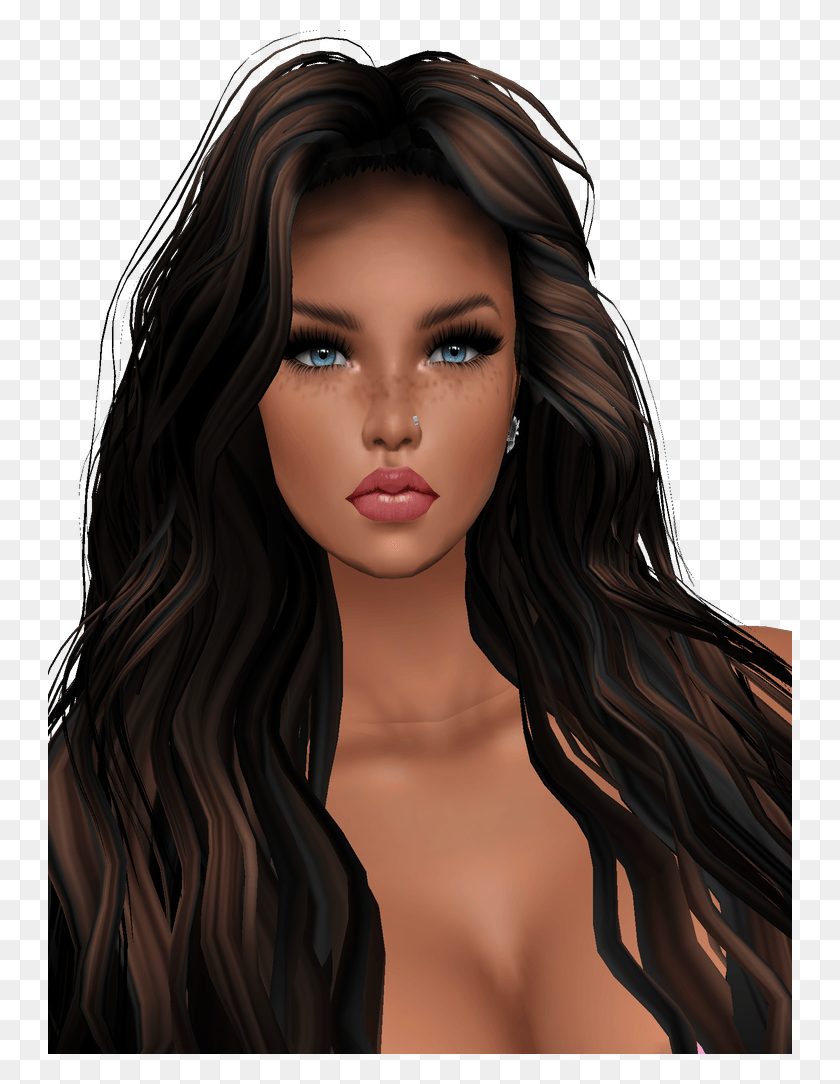 744x1024 Snap Hkw2uo8ovt1841362064 Girl, Hair, Black Hair, Face HD PNG Download