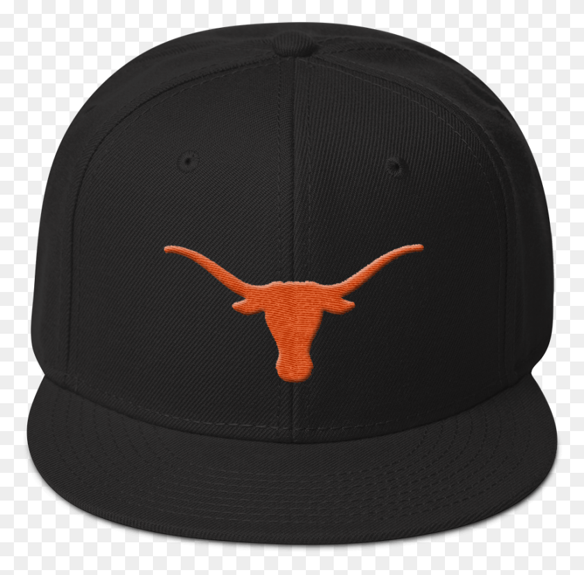 858x844 Snapback Hat With 3d Puff Logo Texas Longhorns, Clothing, Apparel, Baseball Cap HD PNG Download