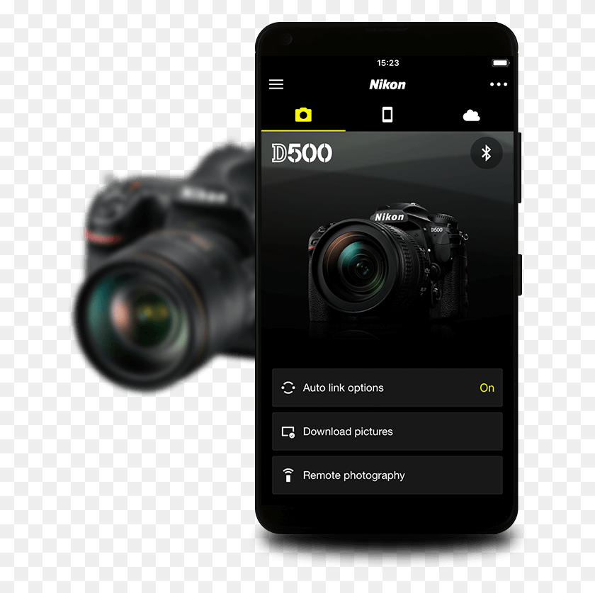 650x777 Snapbridge Keeps Your Camera And Smartphone Connected Nikon, Electronics, Digital Camera, Mobile Phone HD PNG Download