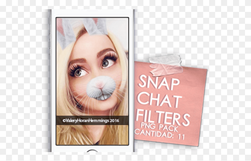 563x481 Snapchat Filters Clipart Bubble Snapchat Filtro De Conejito, Interior Design, Indoors, Person HD PNG Download