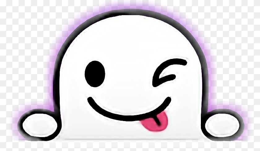 Snapchat Ghost Sillyfreetoedit Smiley, Plush, Toy, Head, Person Sticker PNG