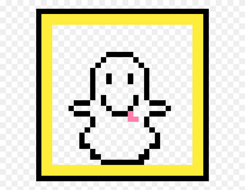 592x592 Snapchat Ghost Snapchat Pixel Art, Blackboard, Plant, Produce HD PNG Download