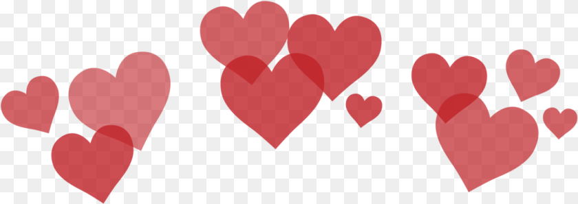 1084x383 Snapchat Hearts Red Heart Snapchat Filter Transparent PNG