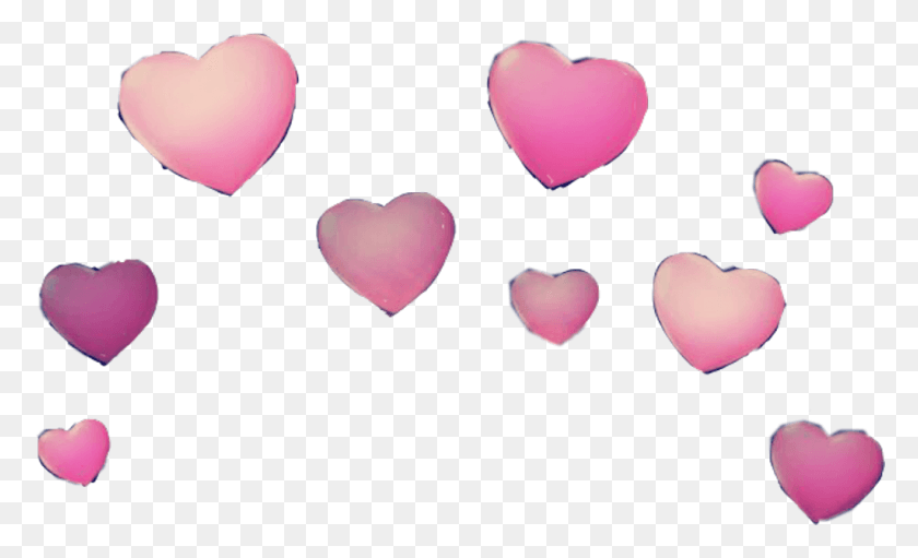 1024x593 Сердце Snapchat Фильтр Сердца, Сердце, Подушка, Подушка Png Скачать