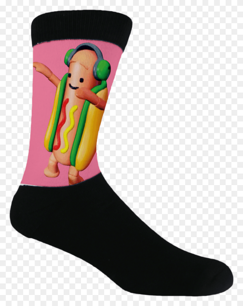 1468x1879 Snapchat Hotdog Hot Dog Socks, Clothing, Apparel, Footwear HD PNG Download