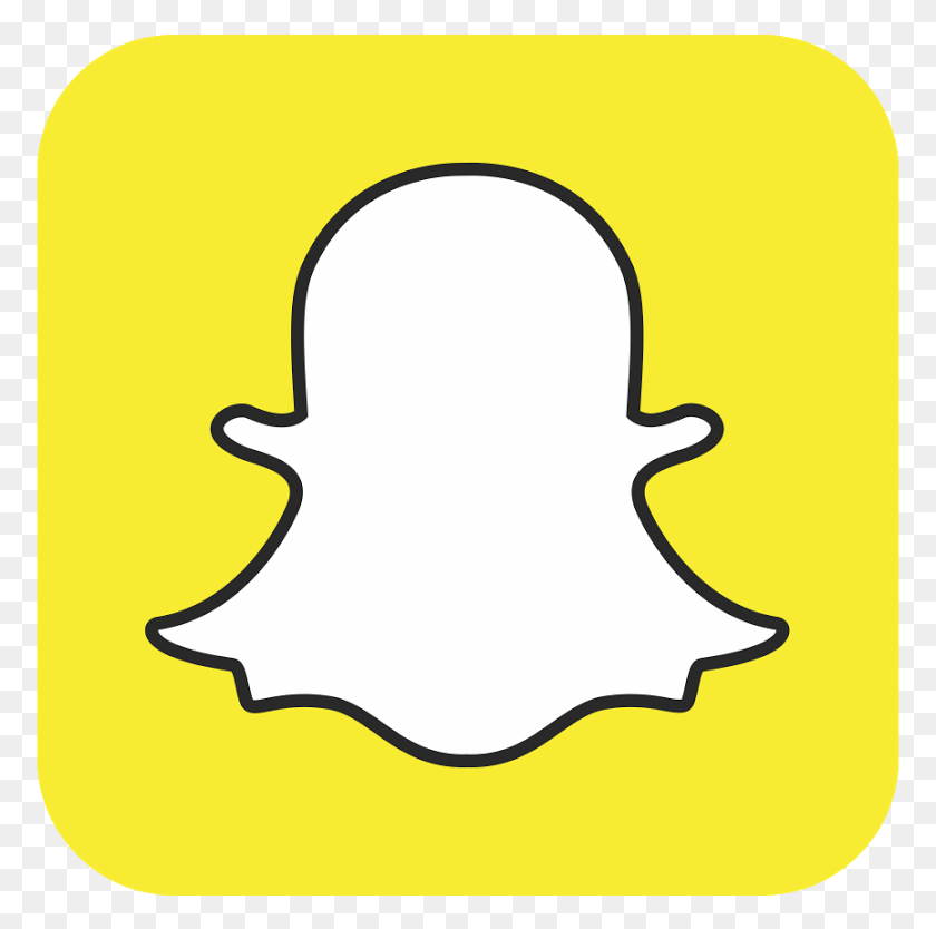775x774 Snapchat Logo Cutout, Label, Text, Sweets HD PNG Download