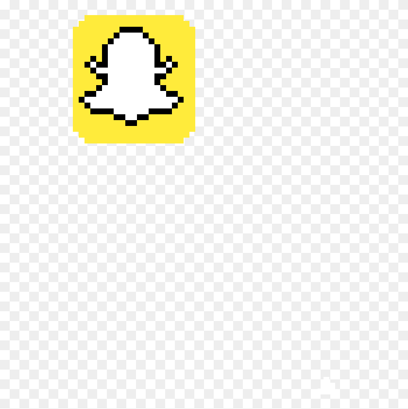 541x781 Snapchat Logo Minecraft Pixel Art Snapchat, Pac Man HD PNG Download