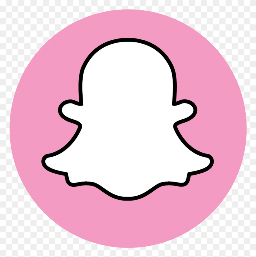 987x990 Snapchat Logo Pink Snapchat Logo Transparent, Food HD PNG Download