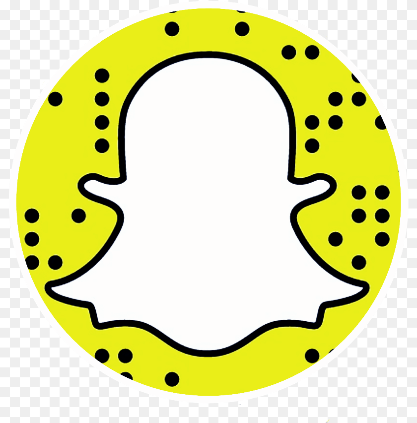 808x852 Snapchat Snap Chat Logosnapchat Snapchatlogo Dubrootsgi Camila Mendes Snapchat Code, Logo, Badge, Symbol Sticker PNG