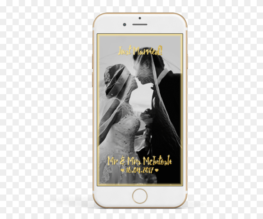 892x730 Snapchat Wedding Filter, Mobile Phone, Phone, Electronics HD PNG Download