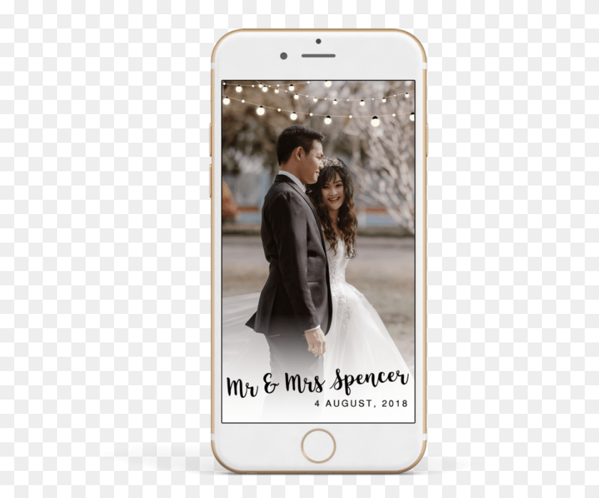 892x730 Snapchat Wedding Filter, Mobile Phone, Phone, Electronics HD PNG Download