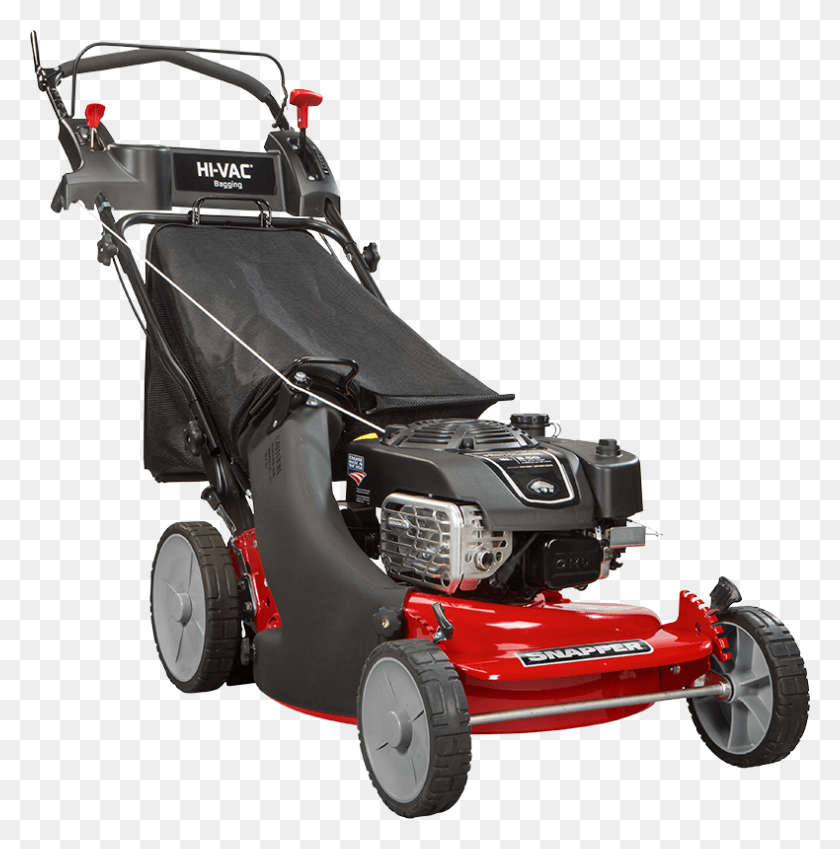 790x800 Snapper 7800980 Bagging Walk Behind Mower Right View Lawn Mower, Tool, Tire, Spoke HD PNG Download