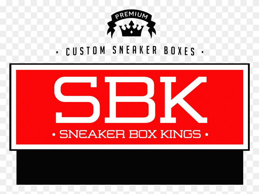 Sneaker Box Kings Sneakers Box Custom Sneakers Red Logo Custom Sneaker, Label, Text, Symbol HD PNG Download