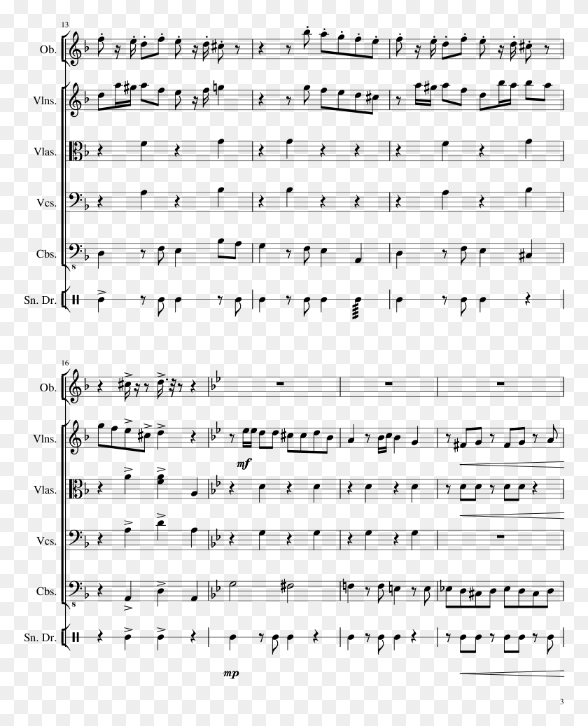 774x977 Descargar Pngsneaky Snitch Partitura Compuesta Por Kevin Macleod Sneaky Snitch Notes Violín, Gray, World Of Warcraft Hd Png