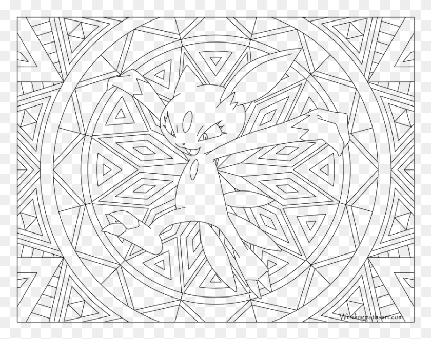 833x643 Sneasel Pokemon Coloring, Gray, World Of Warcraft HD PNG Download