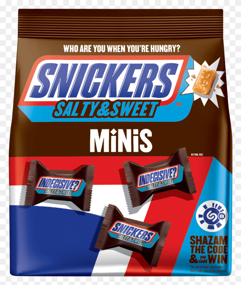 1508x1801 Snickers Minis Salty Amp Сладкие Шоколадные Конфеты, Флаер, Плакат, Бумага, Hd Png Скачать