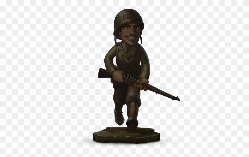 379x469 Sniper, Person, Human, Figurine HD PNG Download