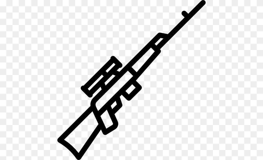 Sniper, Firearm, Gun, Rifle, Weapon Clipart PNG