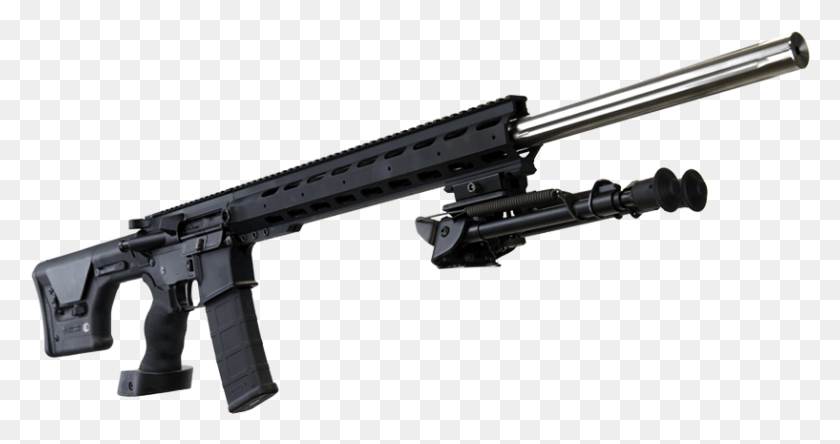 817x403 Sniper Anderson Arms Am15 Sniper, Gun, Weapon, Weaponry HD PNG Download
