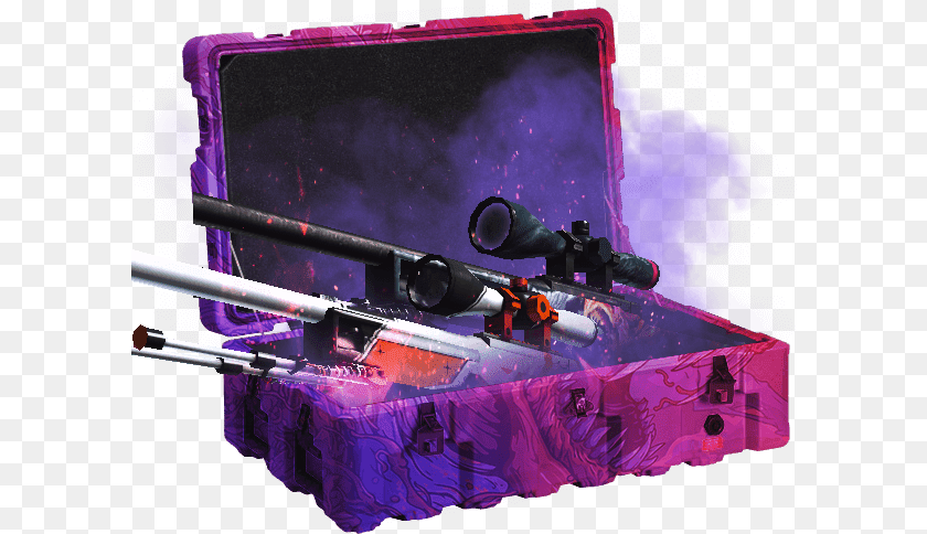 604x484 Sniper Rifle, Firearm, Gun, Weapon, Purple Transparent PNG