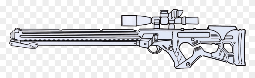 2107x539 Sniper Rifle Etu Star Wars Sniper Rifle, Gun, Weapon, Weaponry HD PNG Download