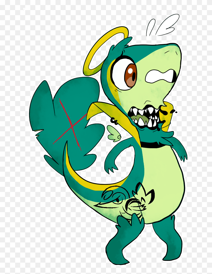 657x1025 Snivy Sticker Cartoon, Green, Plant, Meal HD PNG Download