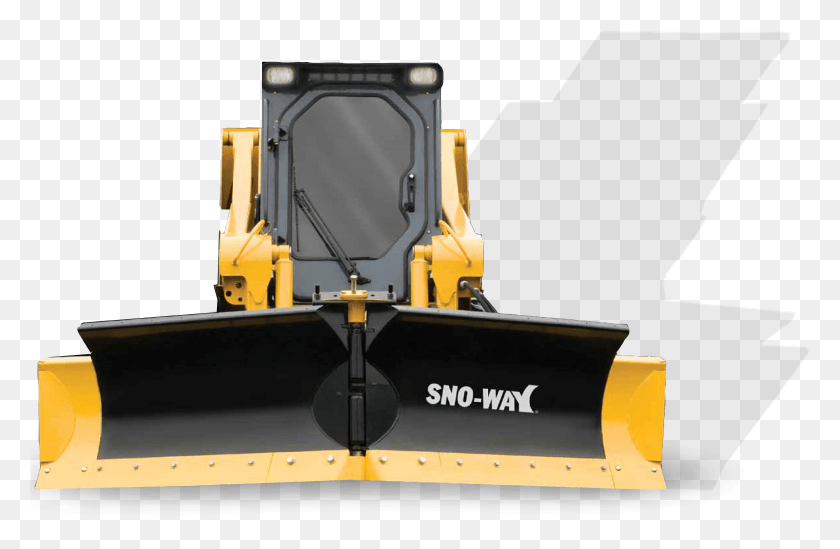 3581x2248 Sno Way Snow Plows And Ice Control Equipment Pace Inc Bulldozer, Tractor, Vehicle, Transportation HD PNG Download