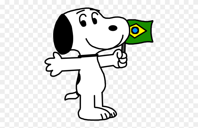 465x485 Snoopy In Brazil, Stencil, Text, Hand HD PNG Download