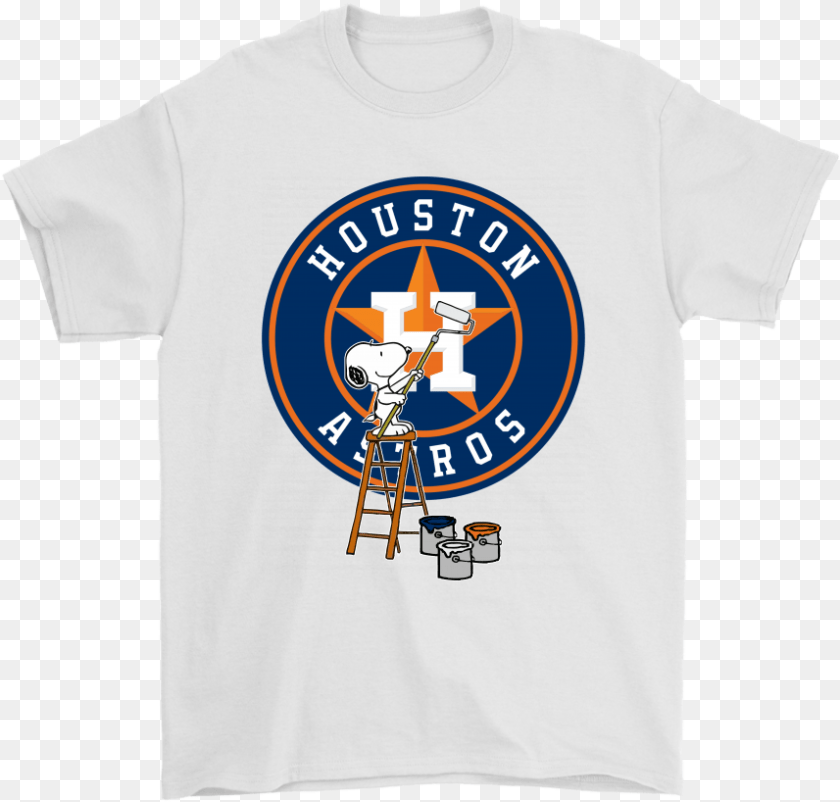 857x818 Snoopy Paints The Houston Astros Logo Mlb Baseball Airplane, Clothing, T-shirt, Shirt Sticker PNG