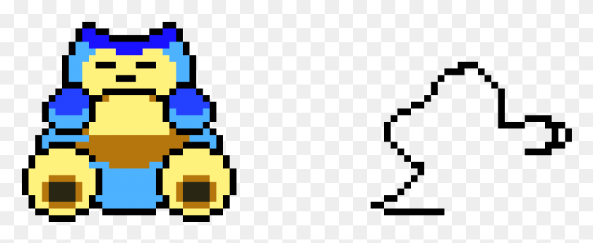 821x301 Snorlax E Megaman Minecraft Creations, Pac Man HD PNG Download