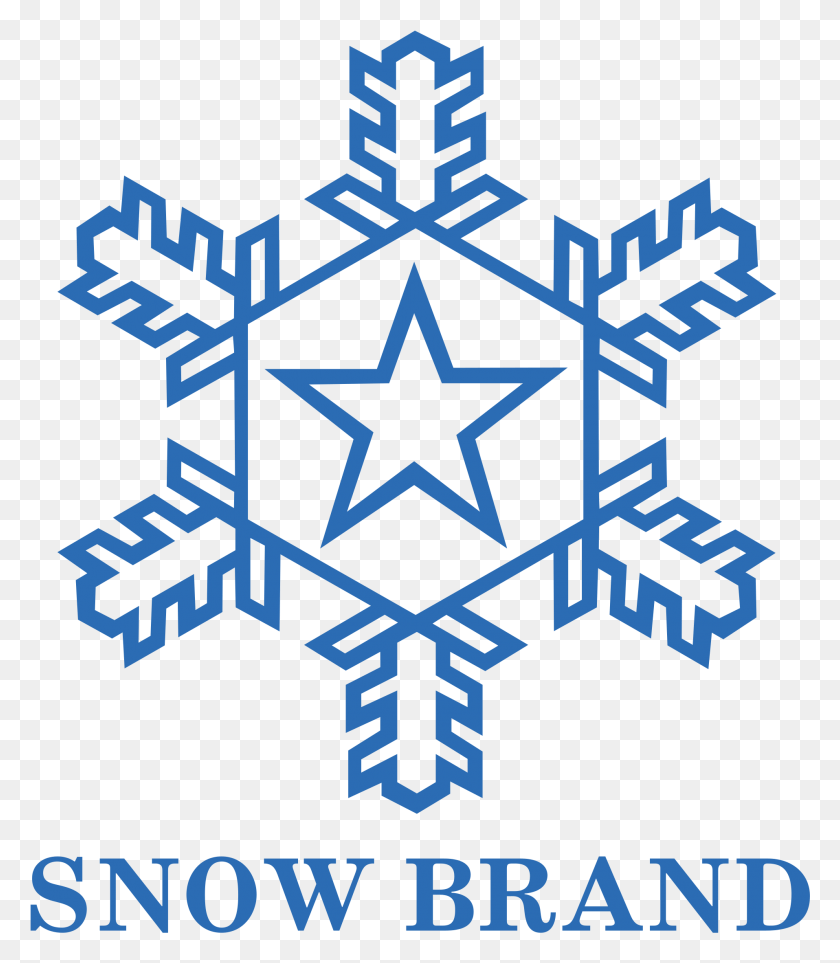 1915x2217 Snow Brand Logo Transparent Snow Brand, Snowflake, Poster, Advertisement Descargar Hd Png