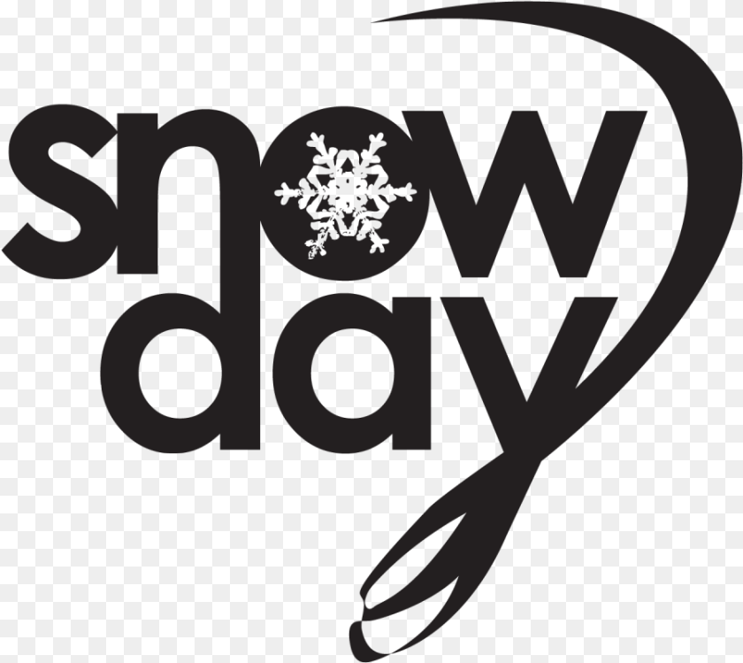 900x803 Snow Day Clipart Black And White, Outdoors, Text, Logo Transparent PNG