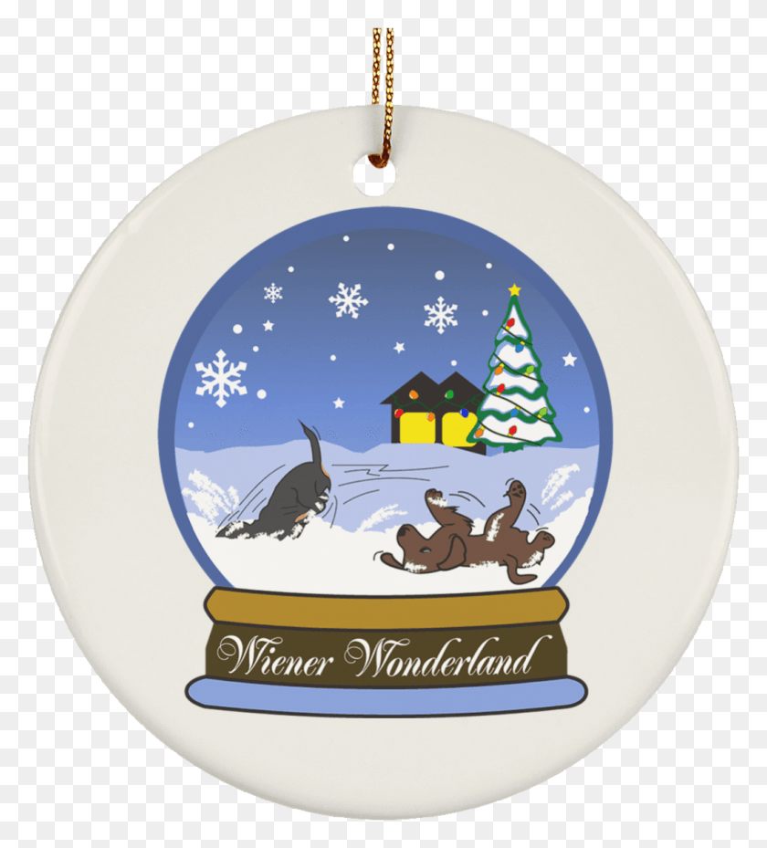 1030x1148 Snow Globe Christmas Ceramic Circle Ornament Christmas Ornament, Symbol, Pendant HD PNG Download