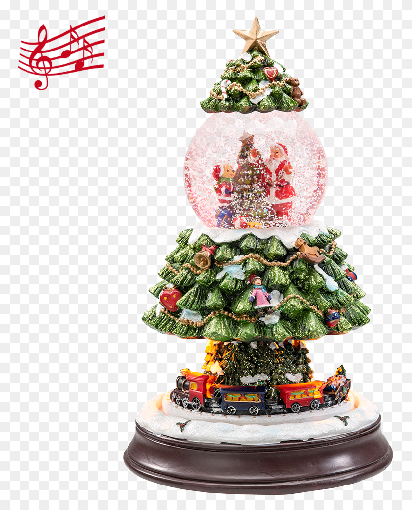 767x980 Snow Globe Under The Christmas Tree, Tree, Plant, Ornament HD PNG Download