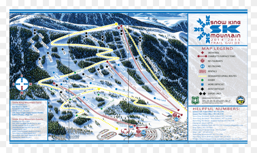 962x542 Snow King Trail Map Snow King Mountain Resort Trails, Nature, Outdoors, Piste HD PNG Download