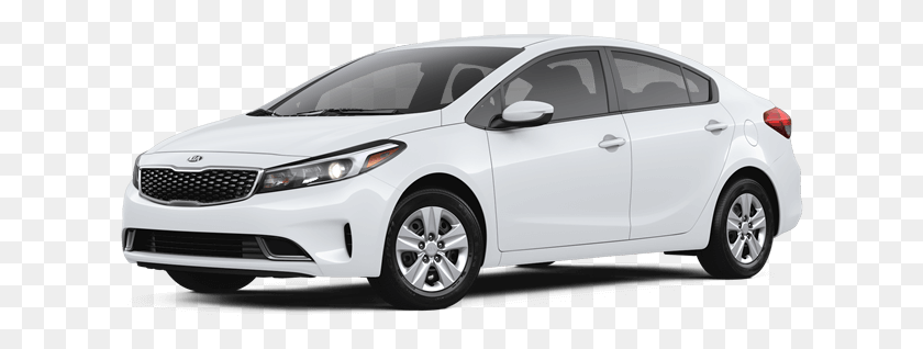 622x258 Snow Pearl White 2018 Kia Forte White, Sedan, Car, Vehicle HD PNG Download