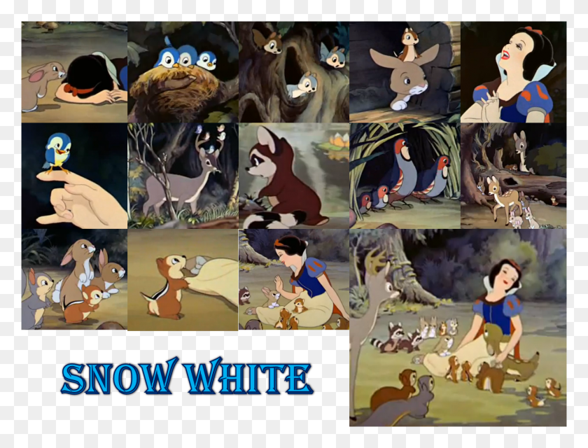 1415x1053 Snow White And The Seven Dwarfs Images Snow White With Animales De Blanca Nieves, Chicken, Poultry, Fowl HD PNG Download