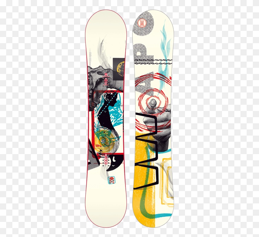 291x709 Snowboard Design By Aesthetic Apparatus Snowboard, Skateboard, Sport, Sports HD PNG Download
