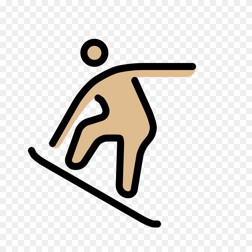 Snowboarder Emoji Nature, Outdoors, Snow, Adventure Clipart PNG