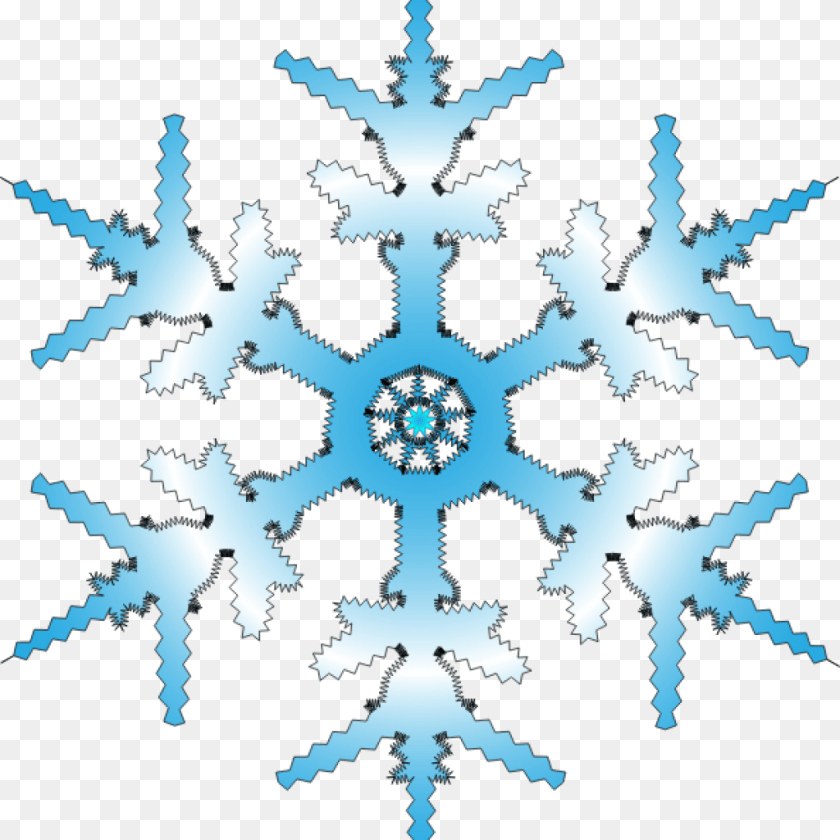 1024x1024 Snowflake Clipart Cupcake Clipart Hatenylo Clip Art, Nature, Outdoors, Pattern, Accessories Sticker PNG