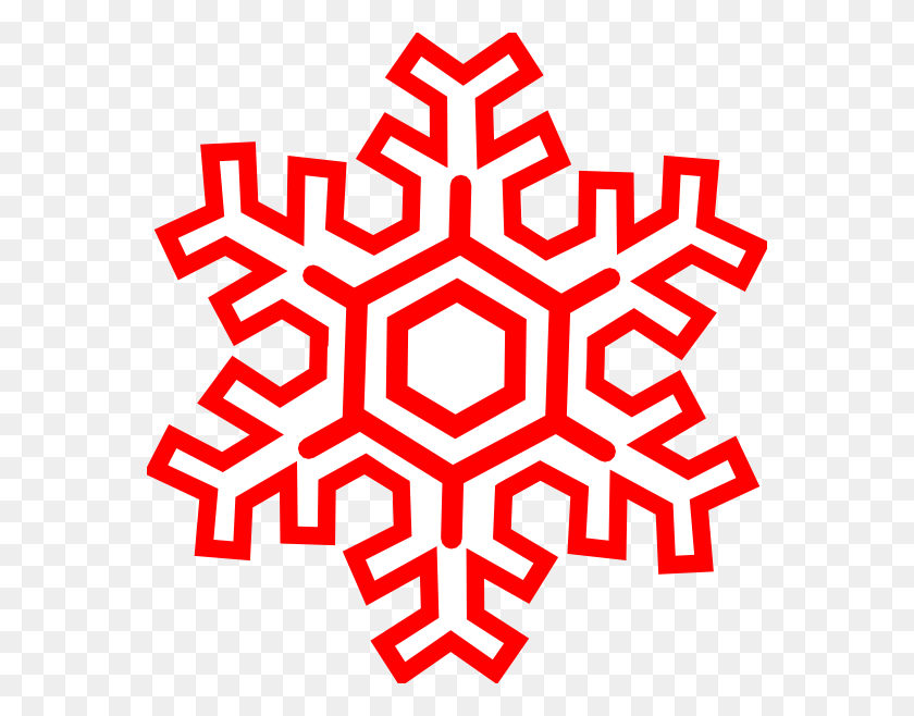 570x598 Snowflake Clipart Red Snowflake Image No Background, Rug, Dynamite, Bomb HD PNG Download