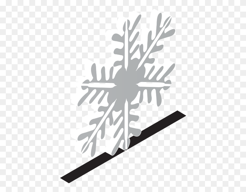 432x598 Snowflake Cross, Leaf, Plant, Stencil HD PNG Download