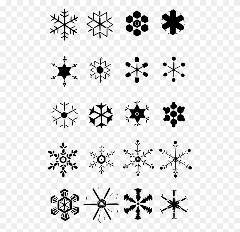 505x750 Snowflake Drawing Shape Ice Crystals Dessiner Flocons De Neige, Gray, World Of Warcraft HD PNG Download